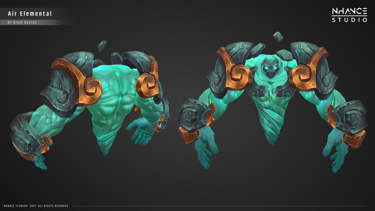 Shaping the Air Elemental into a stylized game asset

#3DArt #GameDev #StylizedArt #CharacterDesign #ZBrush