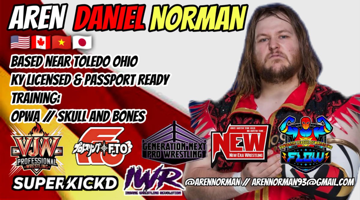 Aren Norman (@arennorman) on Twitter photo I’m back from Japan! Let’s do business. 13 states. 4 countries. Looking for more. I’ll travel anywhere and fight anyone. Technical, striker, fast, strong. I can match up with anyone. Recently called a stand out while in Japan. Give me your best!
Made by: <a href="/DC_Wrestles/">Dylan Cole🫠</a>
#wrestling I’m back from Japan! Let’s do business. 13 states. 4 countries. Looking for more. I’ll travel anywhere and fight anyone. Technical, striker, fast, strong. I can match up with anyone. Recently called a stand out while in Japan. Give me your best!
Made by: <a href="/DC_Wrestles/">Dylan Cole🫠</a>
#wrestling