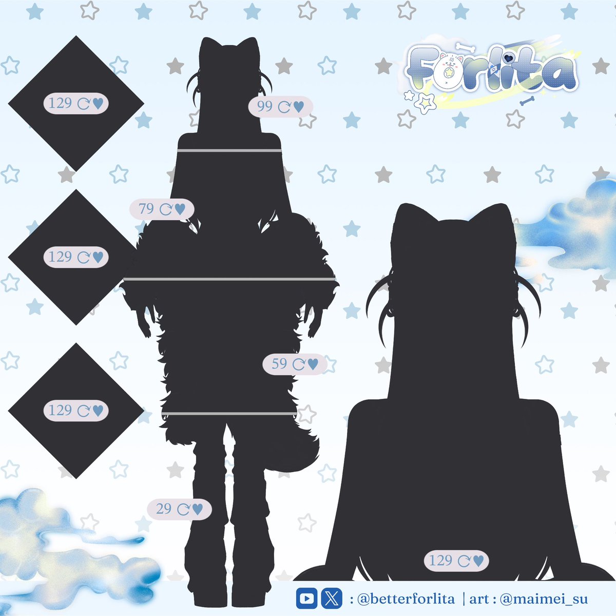 ⊹ 𝗠𝗢𝗗𝗘𝗟 𝗥𝗘𝗩𝗘𝗔𝗟 

↺ + ♡ appreciated ૮ .◜◡◝.ა

˚ₓ try to be better forlita everyday
𖥻 samoyed อ่านว่า ซามอยด์

✩ art: @ maimei_su 
✩ logo: @ tnk29ap 

* #VtuberTH #Vtuber ⋆.˚⟡ #ModelReveal