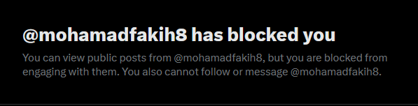 I would say its a badge of honour that <a href="/mohamadfakih8/">Mohamad Fakih, C.M.</a> blocked me for calling him out on threatening Canadians who oppose his terrorist supporting views.

Its time to #BoycottParamountFoods.