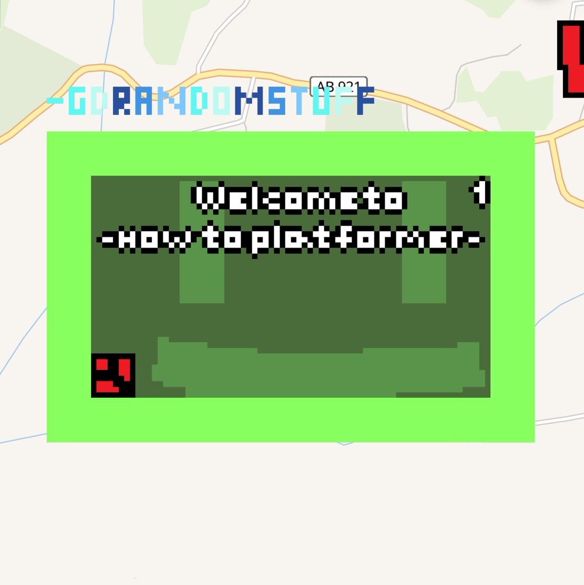 First platformer level we've seen!