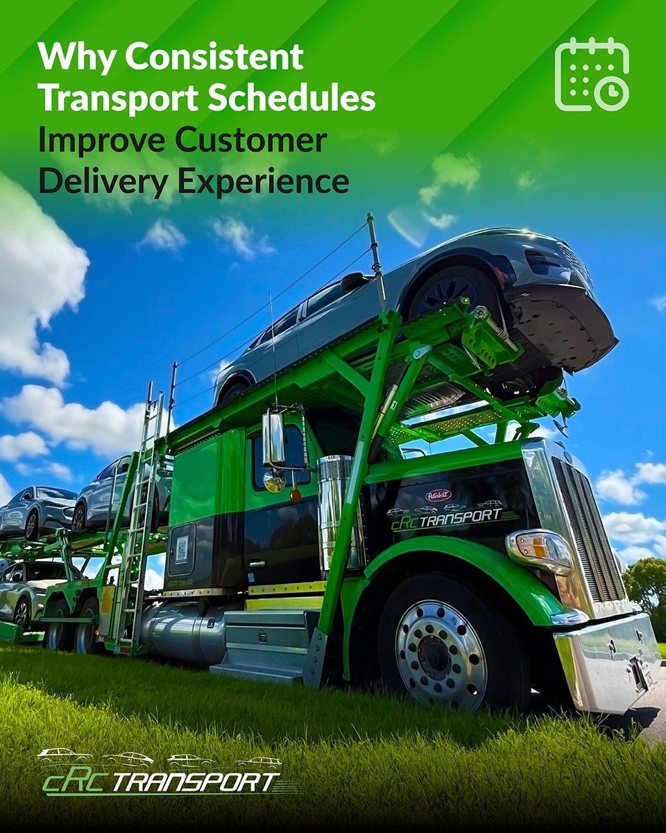 crctransportus's tweet photo. 🚗✨ Consistency isn’t just a benefit in vehicle transport it’s the key to building trust.
At CRC Transport, we ensure every delivery is on time and seamless, helping dealerships strengthen customer satisfaction and loyalty.

👉 Discover how consistent transport improves the customer delivery experience:
https://t.co/y0oRoP5AS3

📞 +1 888-412-4499
🌐 https://t.co/wF5HbmoSmL

#CRCTransport #VehicleLogistics #DealerTrades #AutoTransport #CustomerExperience #CarDelivery #Efficiency