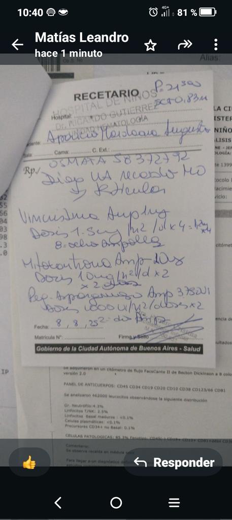 papu9870's tweet image. Alguien que tenga este remedio se precisa con urgencia .la obra social NO RESPONDE.. @SindicatoSMATA @canal9oficial @canal13 
@MinSalud_Ar