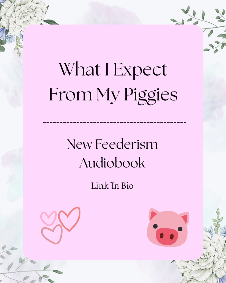 mimipodcasts's tweet photo. New audio drop 🎧✨ A glimpse into what I expect from my piggies as a feeder—your hunger, your body, your growth… all mine. 🐷

💋Full version on OF
🎧preview on YouTube.
https://t.co/bN1pjn8LGV

#feederism #feedee #feeder #feedeebelly #fatbelly https://t.co/82mDnaNyQl