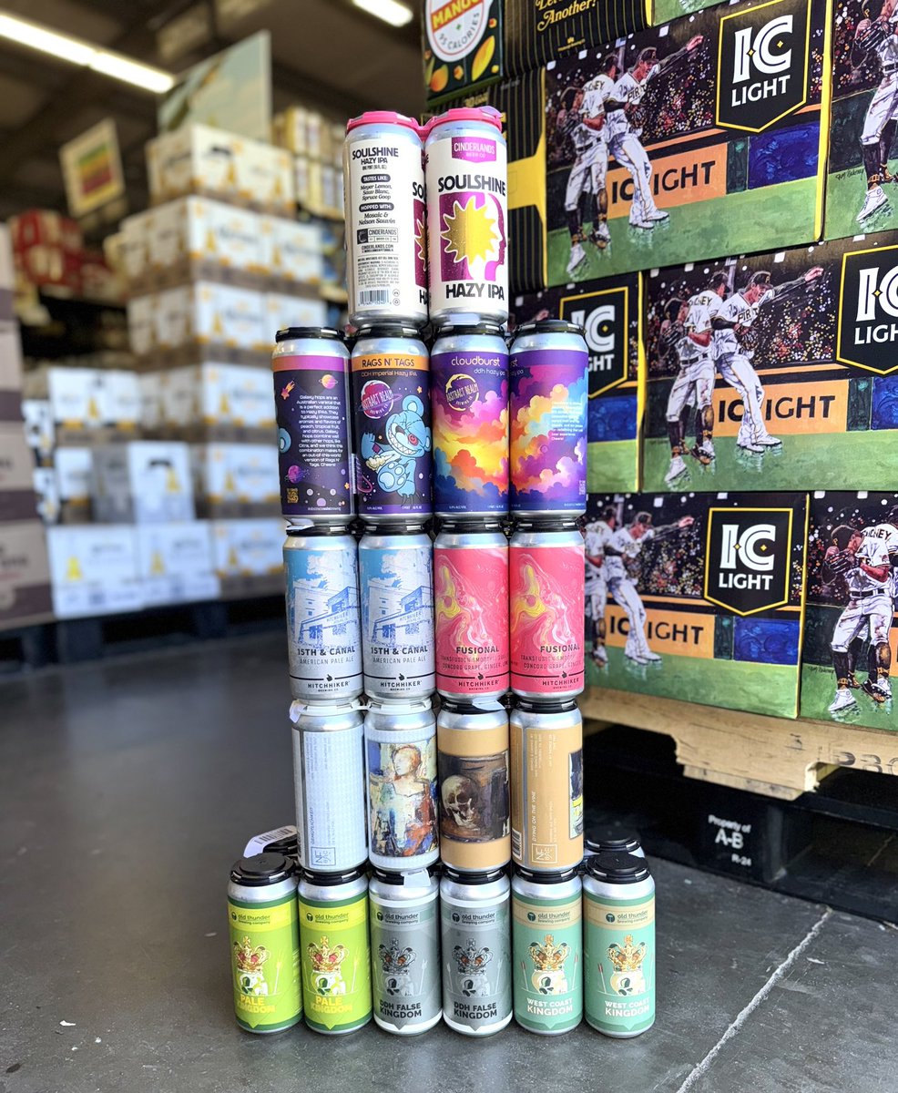 We’re sooooo close to the three day weekend… you know what, let’s crack open a brew and start celebrating a little early!🎉🥳

There’s TONS of amazing new local beers to choose from today at Creekside Beer, including some from Abstract Realm, <a href="/cinderlandsbeer/">Cinderlands Beer Co</a>, <a href="/Hitchhikerbrew/">Hitchhiker Brewing</a>,