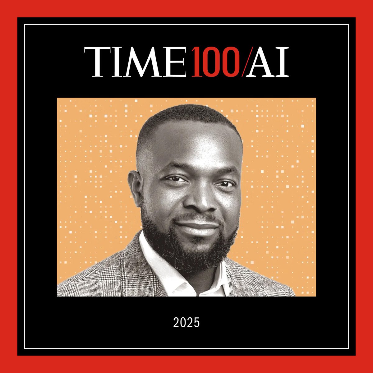 bosuntijani's tweet image. Proud to be included on @TIME ’s list of the #TIME100AI of 2025, a recognition that underscores Nigeria’s growing role in shaping the global future of Artificial Intelligence. This honour is a reflection of the collective effort of innovators and partners who believe in the…