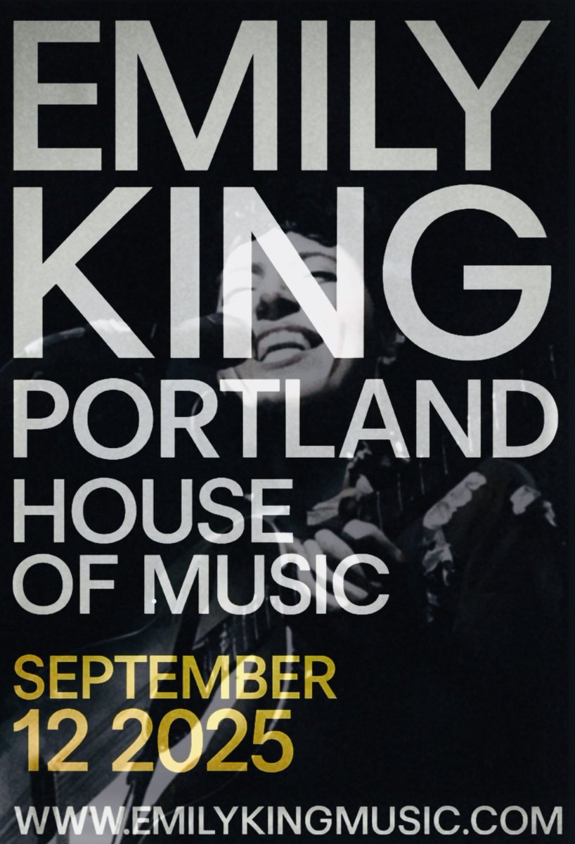 PORTLAND, MAINE! SEE YOU SEPT. 12th at #portlandhouseofmusic ❤️ can’t wait to see you cuties soon! ;) statetheatreportland.com/events/emily-k…
