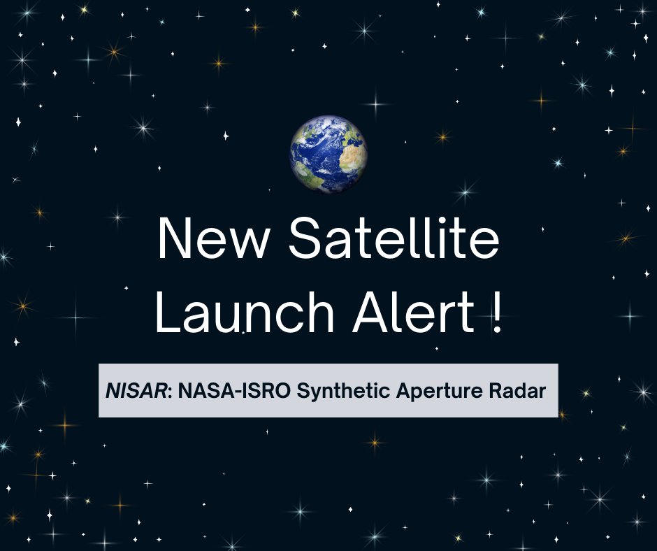 Our newest friend in the sky is a joint effort between the US and India called NISAR. This novel mapping tool can measure changes on earth's surface as small as a centimeter! 

NASA NISAR Homepage: science.nasa.gov/mission/nisar/
Overview video: youtube.com/watch?v=2AFEbG…