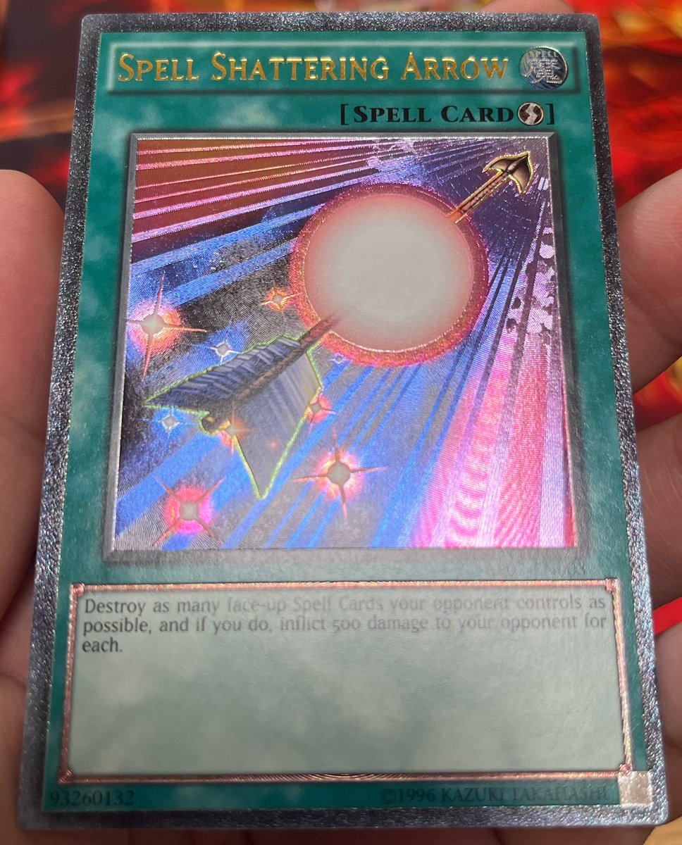 #今日のレリーフ 

魔法効果の矢 EUレリーフ

はあ...