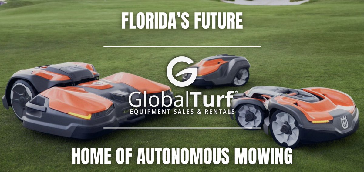 The Future of Florida is Here!

The Husqvarna Automower® has officially landed at Global Turf! Built to cut 24/7, rain or shine, with smart navigation and a flawless finish.

Smarter. Quieter. Reliable.
The future of turf care, today.

📩 Message us for early access