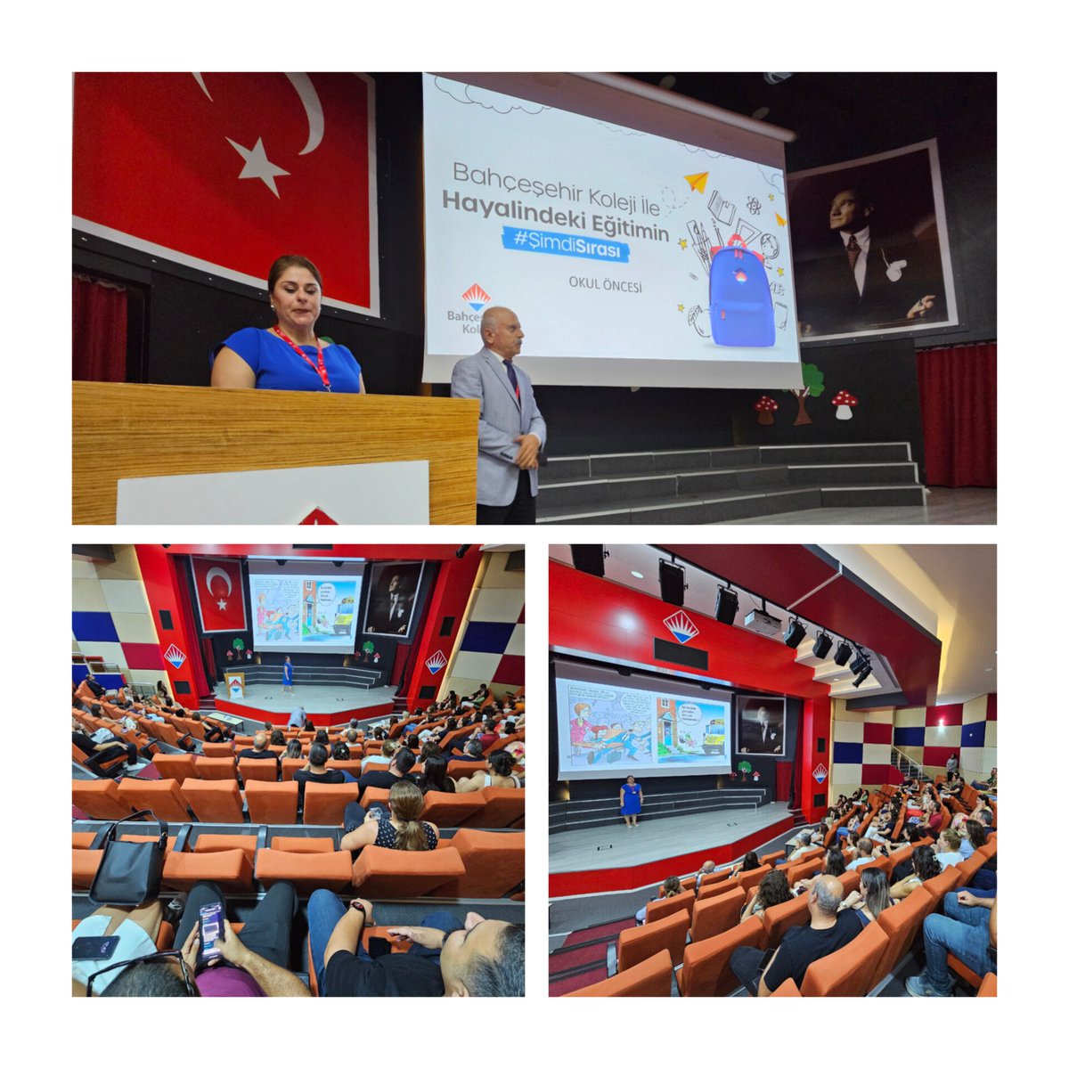 BhcIsk's tweet photo. Anasınıfına başlayacak olan öğrencilerimizin “Veli Bilgilendirme Toplantısı"velilerimizin yoğun katılımıyla gerçekleşmiştir.
Bahçeşehir Koleji Ailesine katılan velilerimiz ve öğrencilerimiz;HOŞGELDİNİZ🎀
@bahcesehir_k12 @ucannmustafa @fuatcicek15 @ESRA_MURT @elmasbll https://t.co/yPtESrunTg