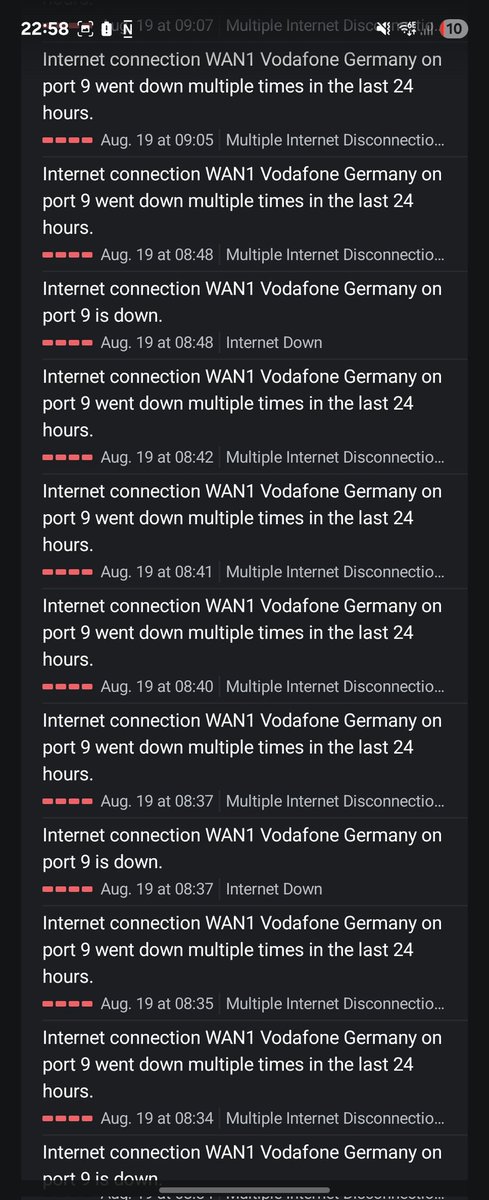 .<a href="/vodafone_de/">Vodafone Deutschland</a> wie kann es sein das mein internet mittlerweile wirklich fast jeden tag sogar mehrfach ausfällt. Für die letzten 30 tage noch 10 weitere Screenshots! Bis vor ein paar Monaten echt nie Probleme gehabt bei euch jetzt dauerhaft...