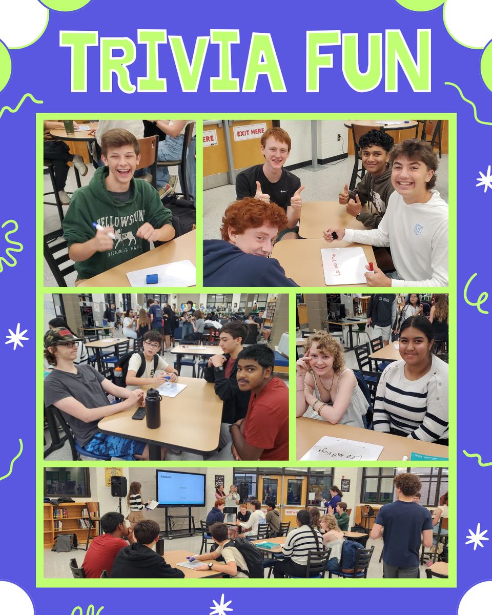 Creekview High School Media Center (@media4grizzlies) on Twitter photo Thank you <a href="/grizzlyrhokappa/">CVHS Rho Kappa</a> for bringing a fun trivia event to the MC this morning! We love hosting and seeing students have such a great time to start the day. Didn't get a chance to compete this time? Join us Sept. 18th for the next opportunity! Thank you <a href="/grizzlyrhokappa/">CVHS Rho Kappa</a> for bringing a fun trivia event to the MC this morning! We love hosting and seeing students have such a great time to start the day. Didn't get a chance to compete this time? Join us Sept. 18th for the next opportunity!