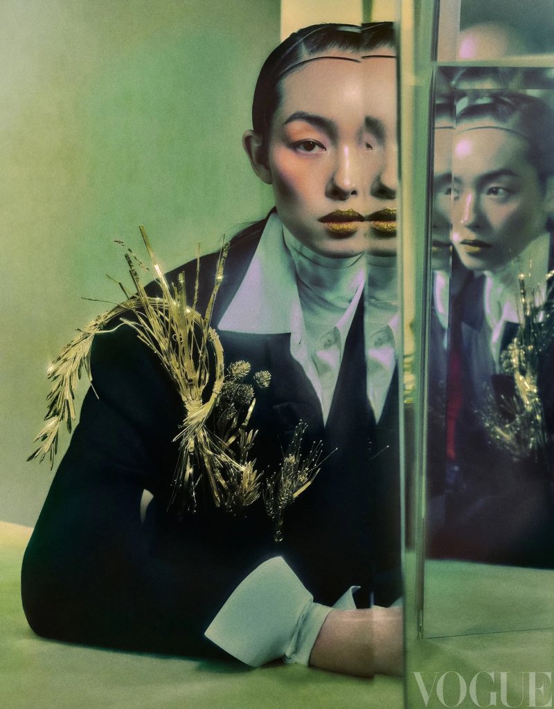 jacquemusx's tweet photo. Vogue China taps Elizaveta Porodina for their 20th Anniversary September Issue!! https://t.co/ICD9NYpwew