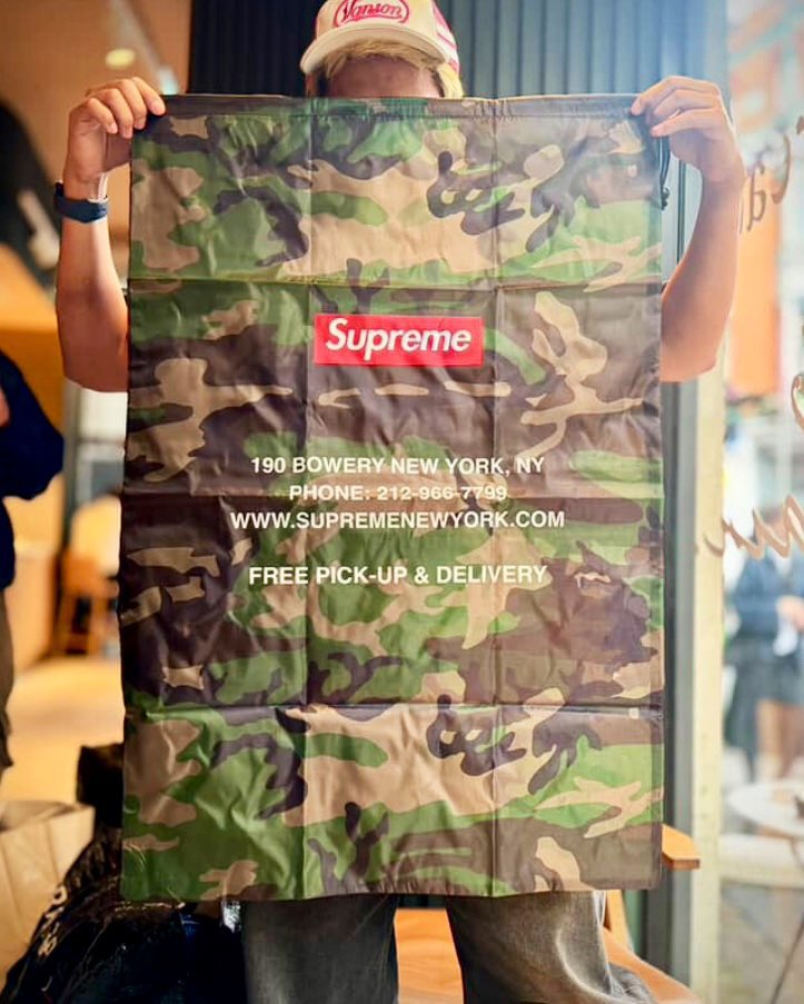 無料配布のランドリーバックかなりデカくてめちゃくちゃいいね👌