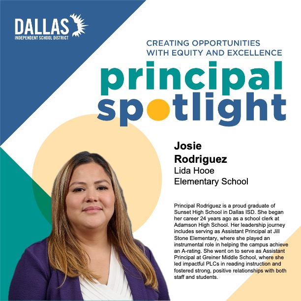 Dr. Stephanie S. Elizalde (@dallasisdsupt) on Twitter photo Principal Rodriguez’s love for reading extends beyond the school setting—she is an active member of two book clubs. Her passion for literature fuels her commitment to lifelong learning and inspires those around her to cultivate a love for reading. Principal Rodriguez’s love for reading extends beyond the school setting—she is an active member of two book clubs. Her passion for literature fuels her commitment to lifelong learning and inspires those around her to cultivate a love for reading.