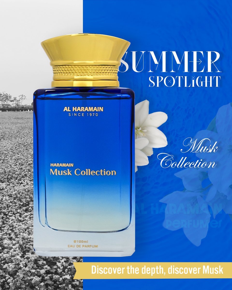 Summer feels brighter with the Musk Collection. When zesty lemon and cool mint meet a warm heart of ginger and nutmeg, the fragrance feels fresh yet cosy. The Musk Collection is your summer spotlight 

Available this summer, in-store and online.