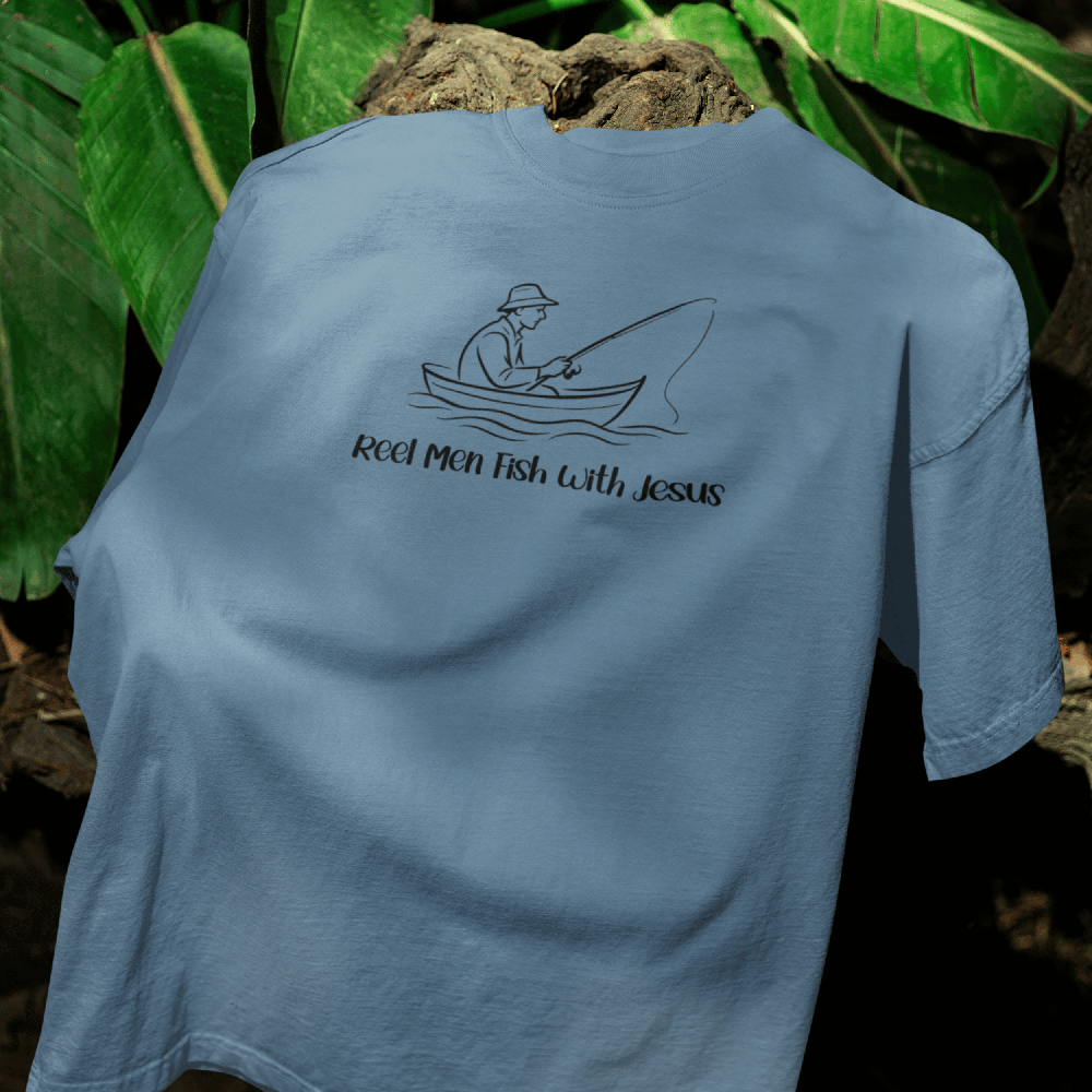 TrueLightDesign's tweet image. New designs every week rolling out against the Fall season like this Fishing with Jesus tee! We trust you'll enjoy! truelightdesigns.shop