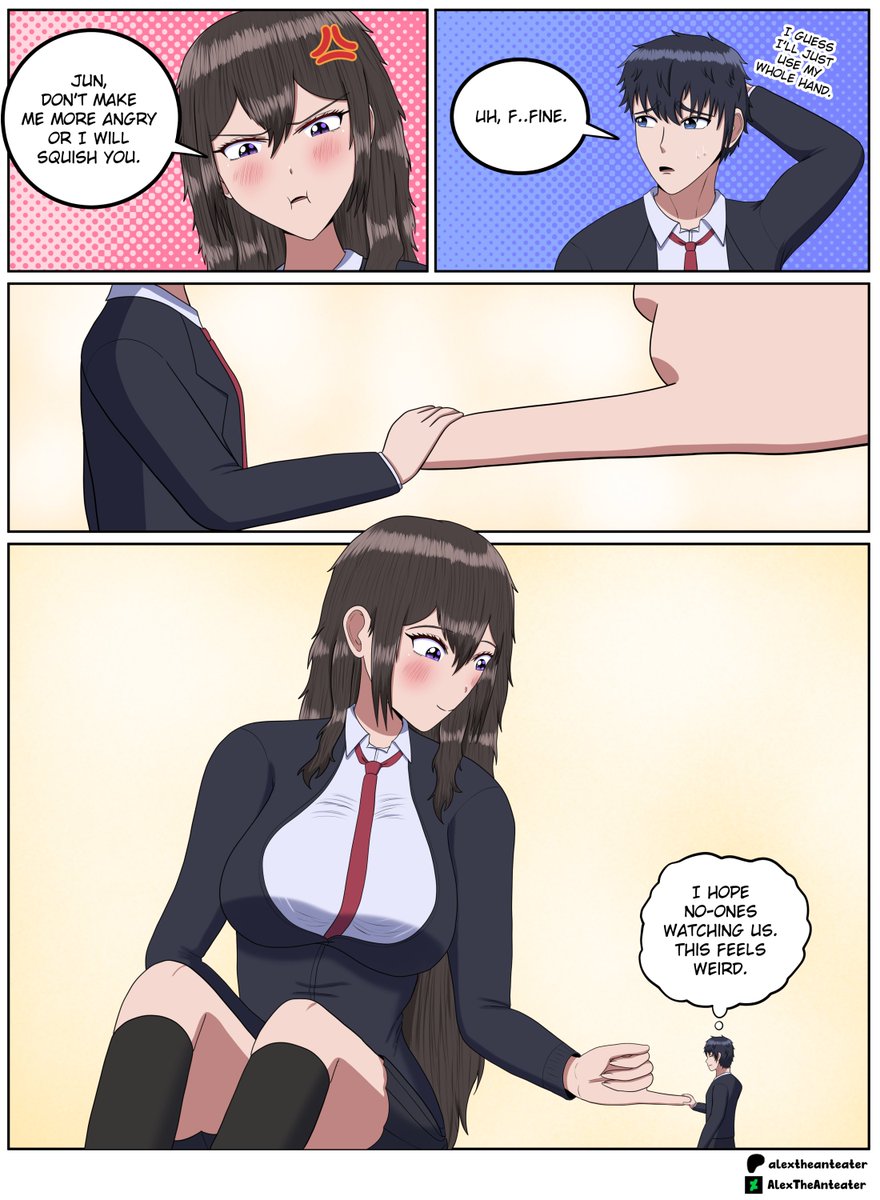 My Childhood Friends Are Both 10 Meters Tall - Page 54

#10meterstall #giantess #sizetwitter