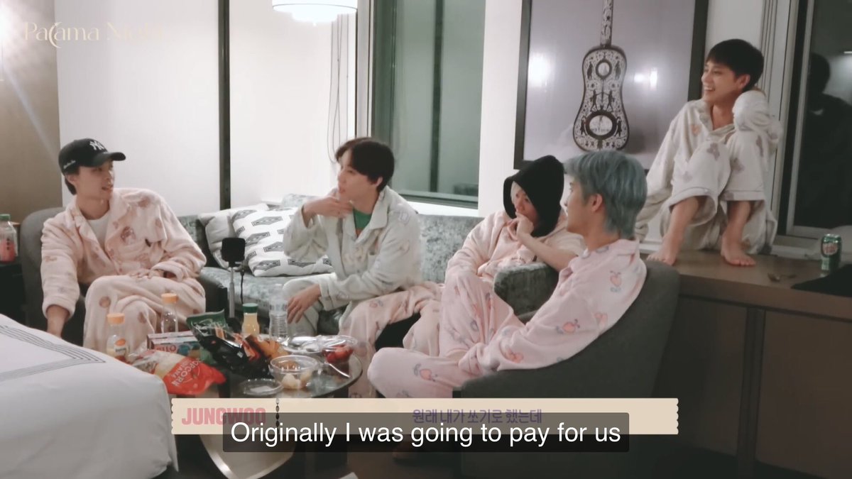if jungwoo offers to pay, just know jaehyun’s already pulling out his card 😭