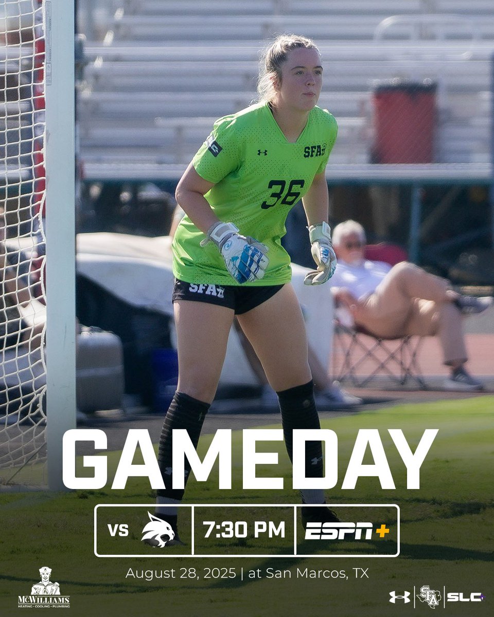 90 minutes in San Marcos. Time to make it count! 💪

🪓🆚🐱
📍:  Bobcat Soccer Complex
🎥:  tinyurl.com/2ys486ny
📊:  tinyurl.com/2yf72ame
📰:  tinyurl.com/2d2qpv33

#AxeEm x #BeTheThermostat