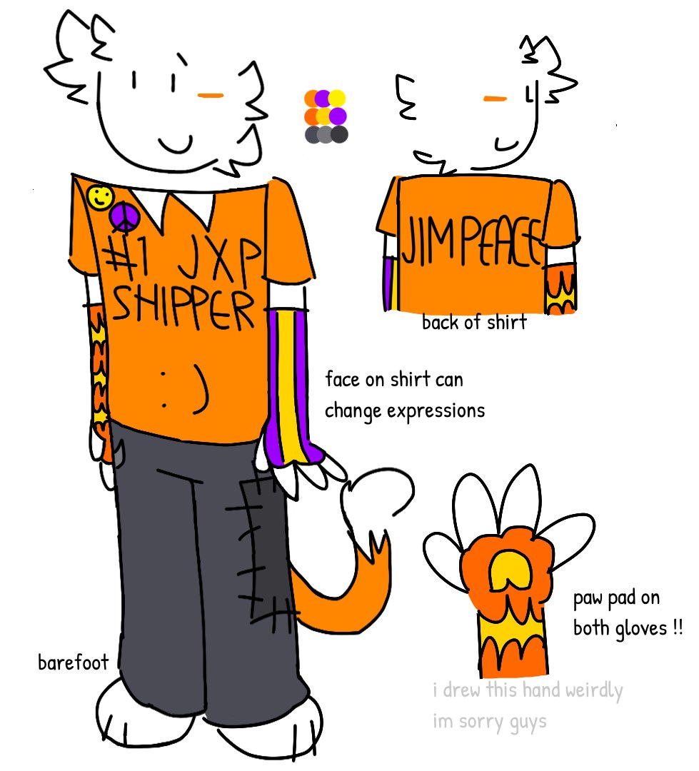jimboxpeace's tweet photo. full body of my sona you should All draw him yknow thatd be pretty awesome...!
#jimbojimmy123 #oc https://t.co/em20CvKGoQ