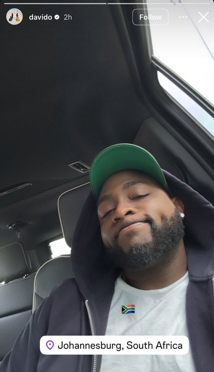 Davido has landed in South ahh 🇿🇦 for #ScorpionKingsLive