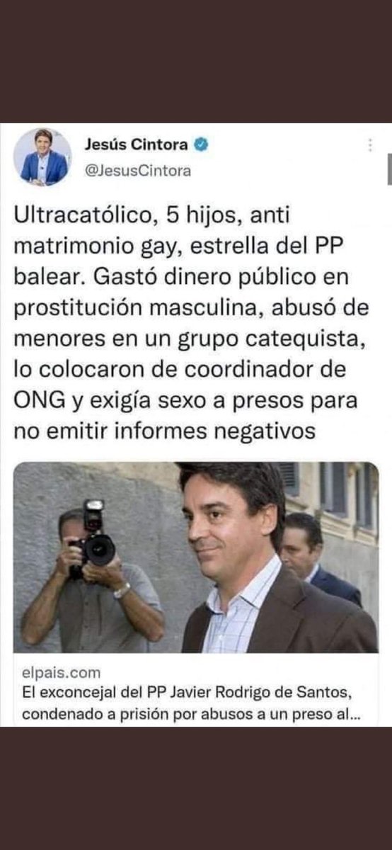 🔘Sin palabras me he quedado. 

😡 Aquí está la estrella del P.P en  Baleares. 

⏩ De esto no hablan la fachosfera.