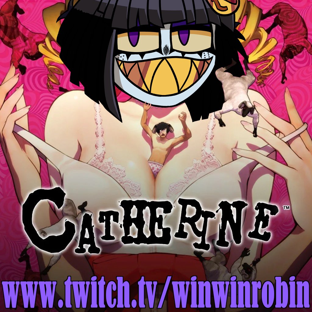 In 1 hour we begin our journey in Catherine! here we at the Winner's lounge we do not condone cheating. We will also warn that even considering cheating may(???) lead to you getting trapped in some kind of dream hell death game! Thus, cheating is very bad!....................but-