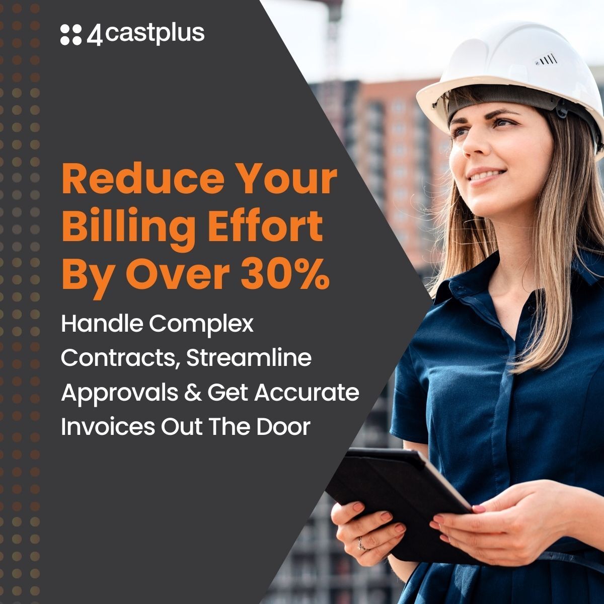 Take the guesswork out of managing project cash flow. With 4castplus, you can streamline complex contracts, automate approvals, and generate accurate invoices that align with contract terms and client billing codes. 

hubs.ly/Q03wVrQh0

#ConstructionCashFlow #4castplus