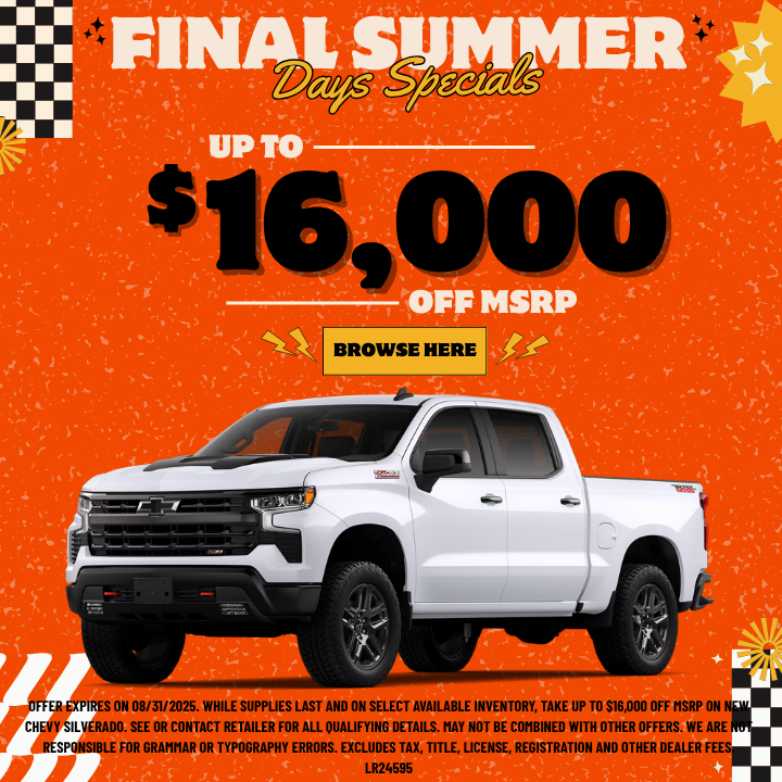 McCarthyLSChevy's tweet photo. 🔥 Silverado season is ON at Chevy Lee’s Summit.
Click here to browse our Silverados: https://t.co/kFVYshJHzf
Up to 16K OFF MSRP until the end of August! 🎉
#ChevyLeesSummit #SilveradoStrong #TruckLife #newtruck #chevy #chevrolet #silverado https://t.co/IwGwMLgEk2