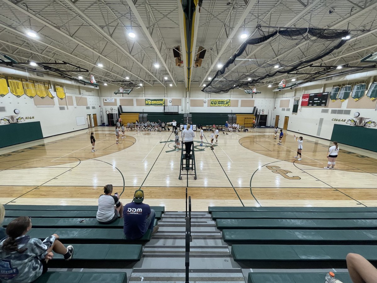 1st ever Volleyball match at Schalick High School. Scrimmage w/Buena. Good luck ladies. Go Cougars!