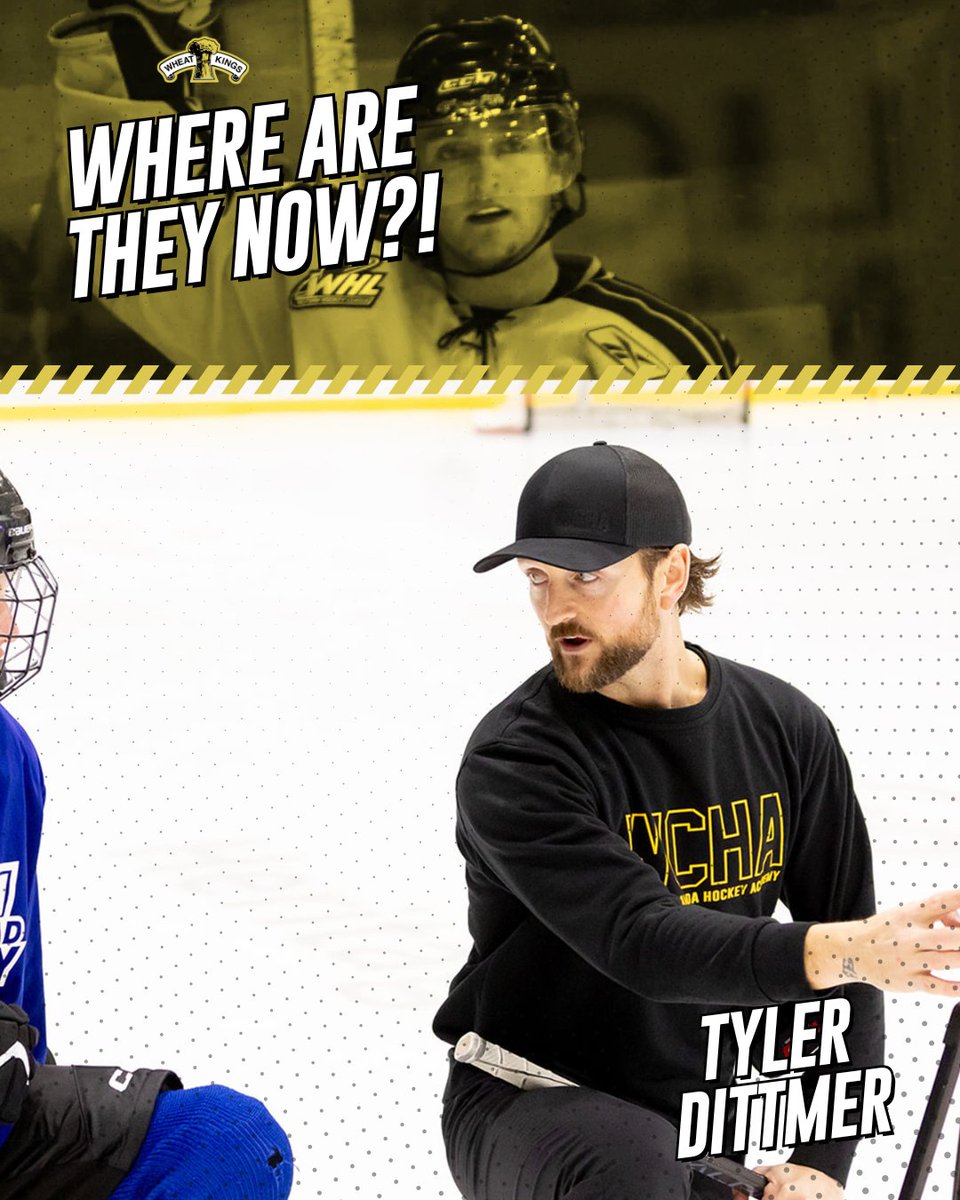 bdnwheatkings's tweet image. Where Are They Now? 👀
From 05'–08', Tyler Dittmer brought skill and leadership to the Wheat Kings lineup.
Now he’s giving back to the game as Director of Player Development &amp;amp; Mentorship (WCHA) and Skills Coach with the Wheat Kings 🏒🧠
Once a Wheat King, always a Wheat King 💛🖤