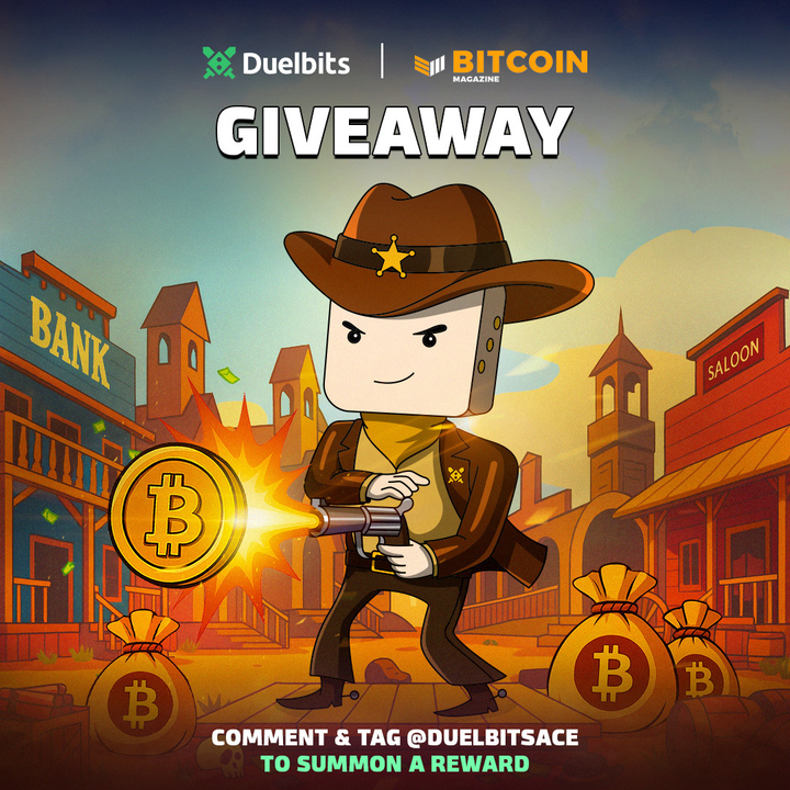 $1,000 BITCOIN GIVEAWAY! 💰

I'm teaming up with <a href="/BitcoinMagazine/">Bitcoin Magazine</a> for another giveaway! 50 winners will split $1000 in $BTC! 

How to enter:  
 🟠 Create a Duelbits account
 🟠 Like &amp; Repost  
 🟠 Tag <a href="/DuelbitsAce/">DuelbitsAce</a> with your UID

I'll be rewarding random replies! 🎁