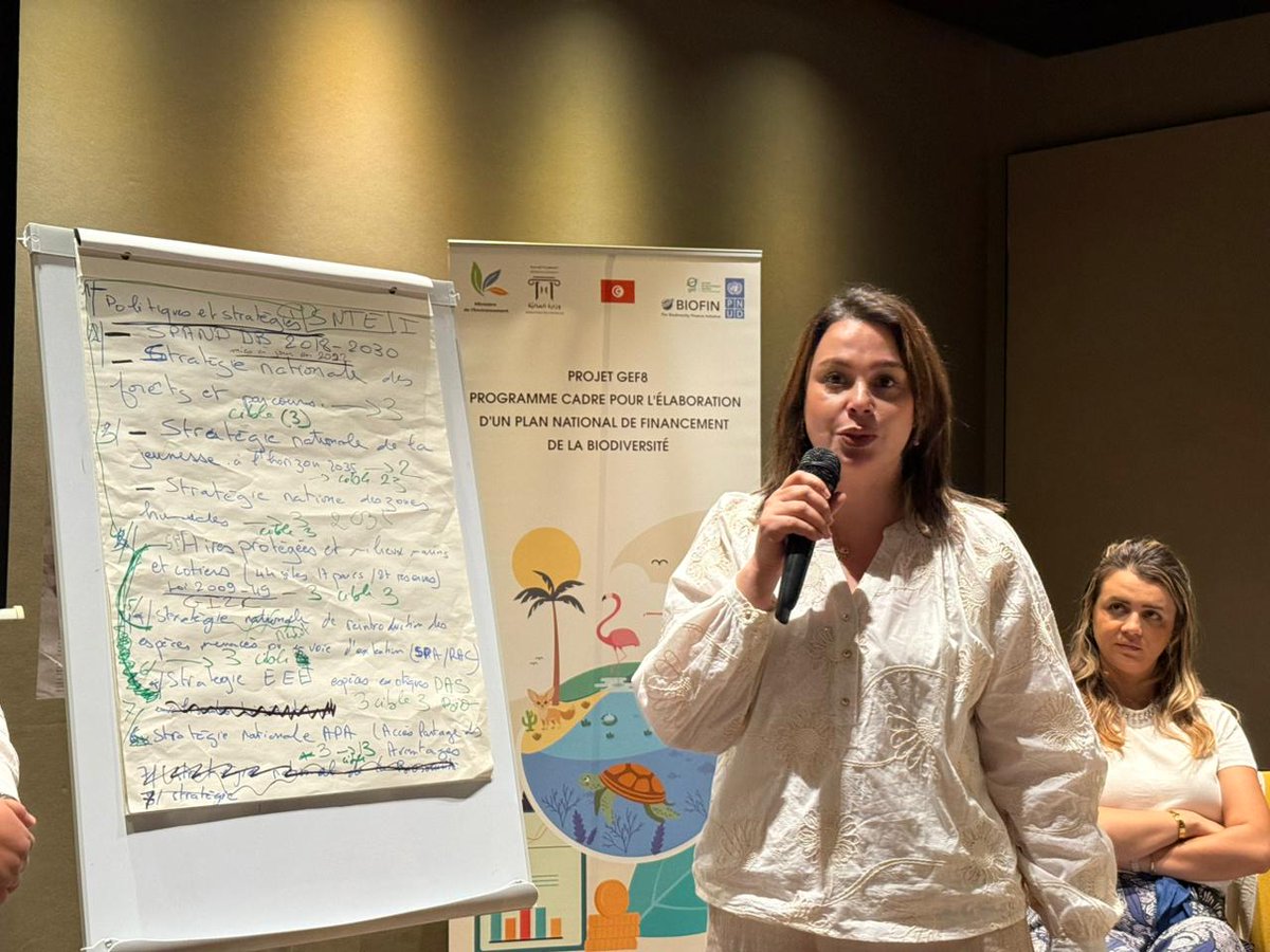 UNDPinTunisia's tweet image. The development of the National Biodiversity Financing Plan to mobilize sustainable funding for nature started in 🇹🇳.
A key milestone to accelerate financing towards strengthening ecosystems, and securing a resilient future.
#BIOFIN
#FinancingForDevelopment