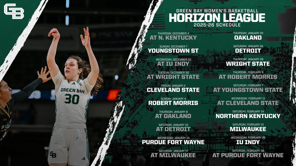 gbphoenixwbb's tweet image. Mark those calendars 🗓️

The 2025-26 @HorizonLeague schedule is HERE!

#RiseWithUs | #HLWBB

🔗 | bit.ly/47ccuhk