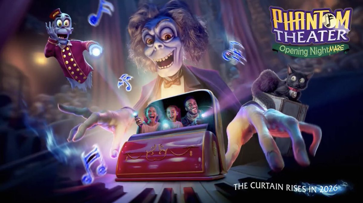 Kings Island announced a new version of Phantom Theater coming to the park next year. I’m really excited for this one, if it is anywhere near as good as the Haunted Hotel ride Sally built in Maine, Kings Island will have a big winner