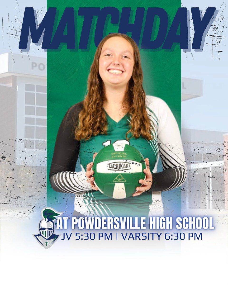 🏐 GAMEDAY!! 🏐

Your Lady Crusaders are on the road again traveling to Powdersville High School for JV and Varsity matchups! 
Let’s go Crusaders! 💚🤍

⏰ JV – 5:30 PM | Varsity – 6:30 PM