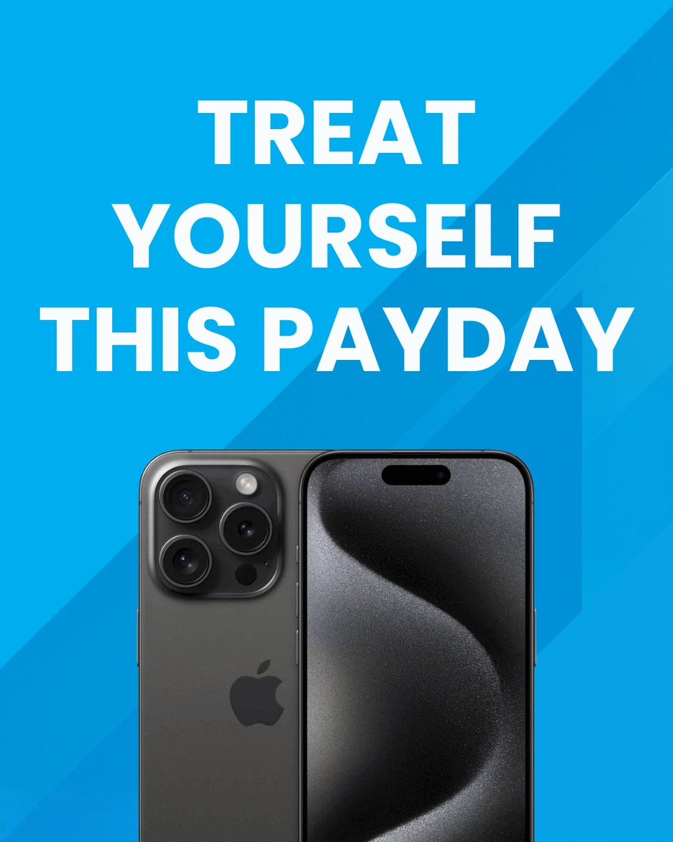 Treat yourself this payday — you’ve earned it!  💰

Snag your dream iPhone or Samsung for less than you think. 📱
Hurry — these deals won’t stick around!

#payday #treatyourself #upgrade #iphone #samsung #googlepixel #smallbusiness #refurbishedtech