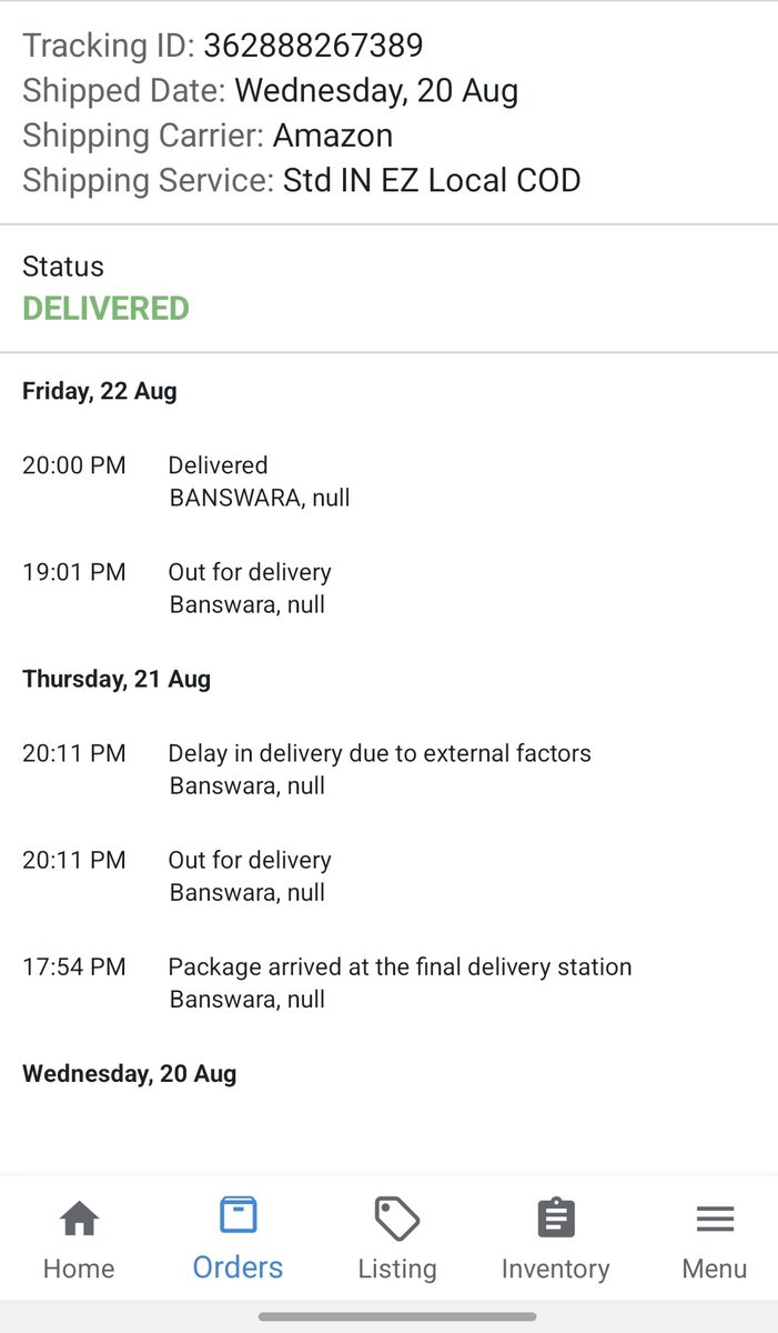 jaykumarjani1's tweet photo. @AmazonHelp This is order details, i am amazone seller one of my customer at this pin code not getting order. https://t.co/LlwMpfRq6T