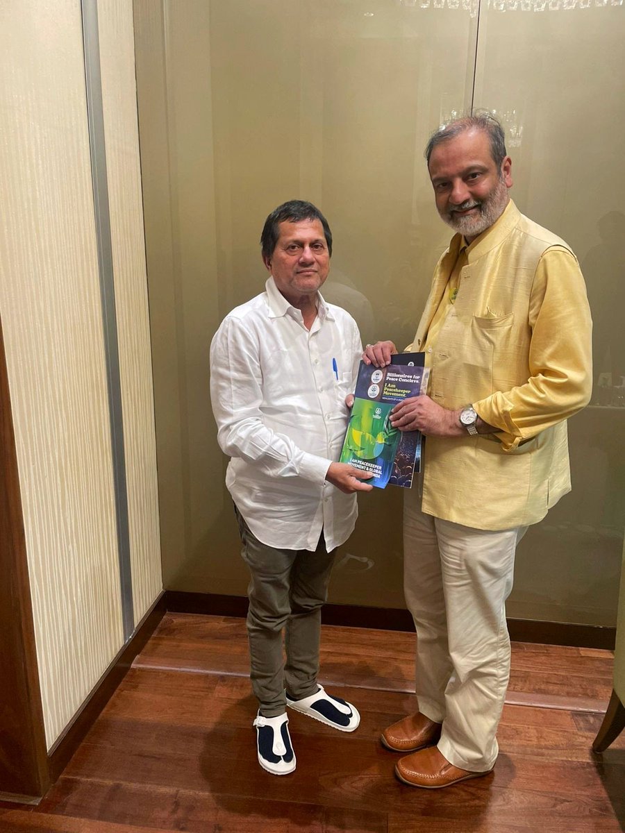 It was a joy to meet Dr. Huzaifa Khorakiwala in Mumbai today. A renowned humanitarian, peace advocate, and healthcare leader, he has touched millions of lives through his initiatives.
He is a great well-wisher of KIIT &amp; KISS &amp; expressed happiness in seeing our mission.