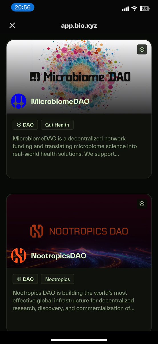 Batinho (Ø,G) π² (@batinho13) on Twitter photo Launchpad dự án nào tiếp theo trên <a href="/BioProtocol/">Bio Protocol</a> ?
Bio đang chuẩn bị ra mắt nhiều dự án theo trend Desci. Bên cạnh đó họ cũng cập nhật thêm về cơ chế phân phối BioXP.
Những bài viết chất lượng về nội dung sẽ nhận được nhiều XP hơn, anh em nào hay có thói Launchpad dự án nào tiếp theo trên <a href="/BioProtocol/">Bio Protocol</a> ?
Bio đang chuẩn bị ra mắt nhiều dự án theo trend Desci. Bên cạnh đó họ cũng cập nhật thêm về cơ chế phân phối BioXP.
Những bài viết chất lượng về nội dung sẽ nhận được nhiều XP hơn, anh em nào hay có thói