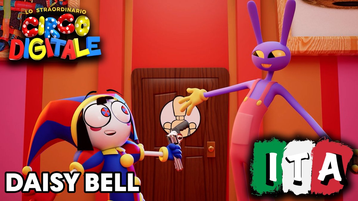 DarkMuffReal's tweet photo. It's now available on the youtube channel FiveDubbersCrew the Italian fandub of Daisy Bell
https://t.co/lryoylO6j1
What do you think?
The creators of the series are
@glitch_prod @GooseworxMusic 
#TheAmazingDigitalCircus #TADC #jaxTADC https://t.co/bQW8OsHesi