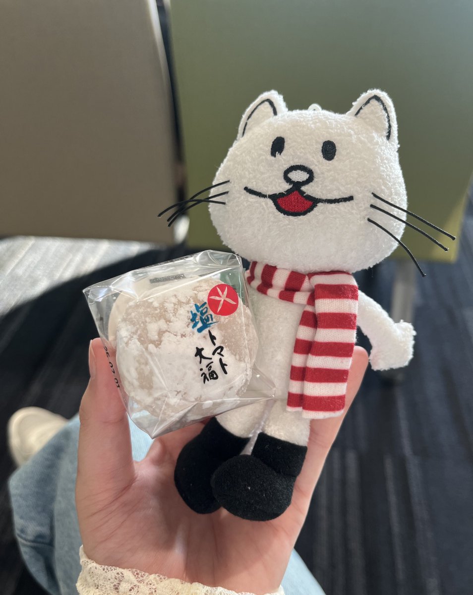 wanuboc's tweet photo. 福岡旅行さん！
塩トマト大福美味しすぎた…！もっと買いたかった🥹🥹 https://t.co/fUz4wzJABW