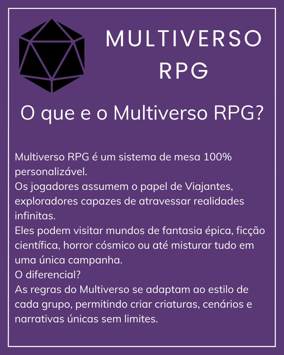 MultiversoORPG's tweet photo. Uma explicação sobre nosso sistema! https://t.co/c6aiS0hgWh
