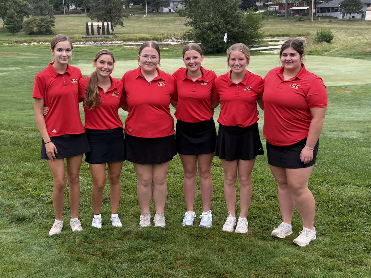 jccentralgolf's tweet photo. First outing of the year for @JCCENTRAL girls golf at the Syracuse Invite ⛳️ https://t.co/vDg0IcdC1d
