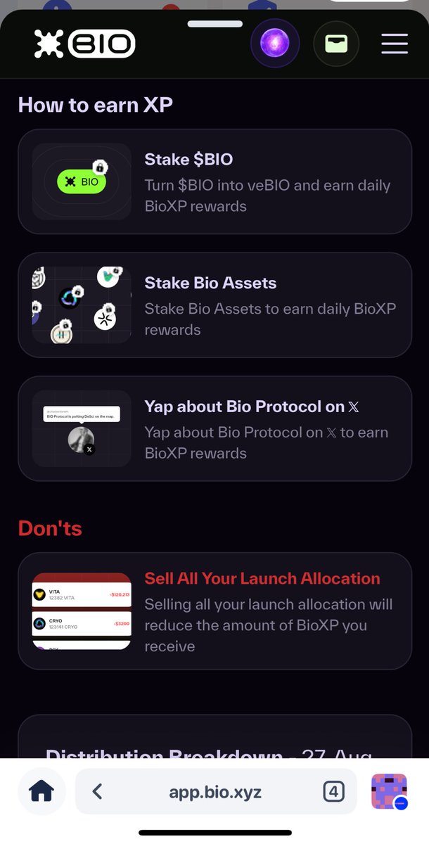 zukoi (@zukoboy_) on Twitter photo Let’s talk about <a href="/BioProtocol/">Bio Protocol</a> point system (BioXP)
BioXP is your reputation points in the Bio Protocol ecosystem.
They measure your commitment, participation, and influence in the ecosystem.
the higher it is, the more access and weight you have.
And You earn BioXP by staking Let’s talk about <a href="/BioProtocol/">Bio Protocol</a> point system (BioXP)
BioXP is your reputation points in the Bio Protocol ecosystem.
They measure your commitment, participation, and influence in the ecosystem.
the higher it is, the more access and weight you have.
And You earn BioXP by staking