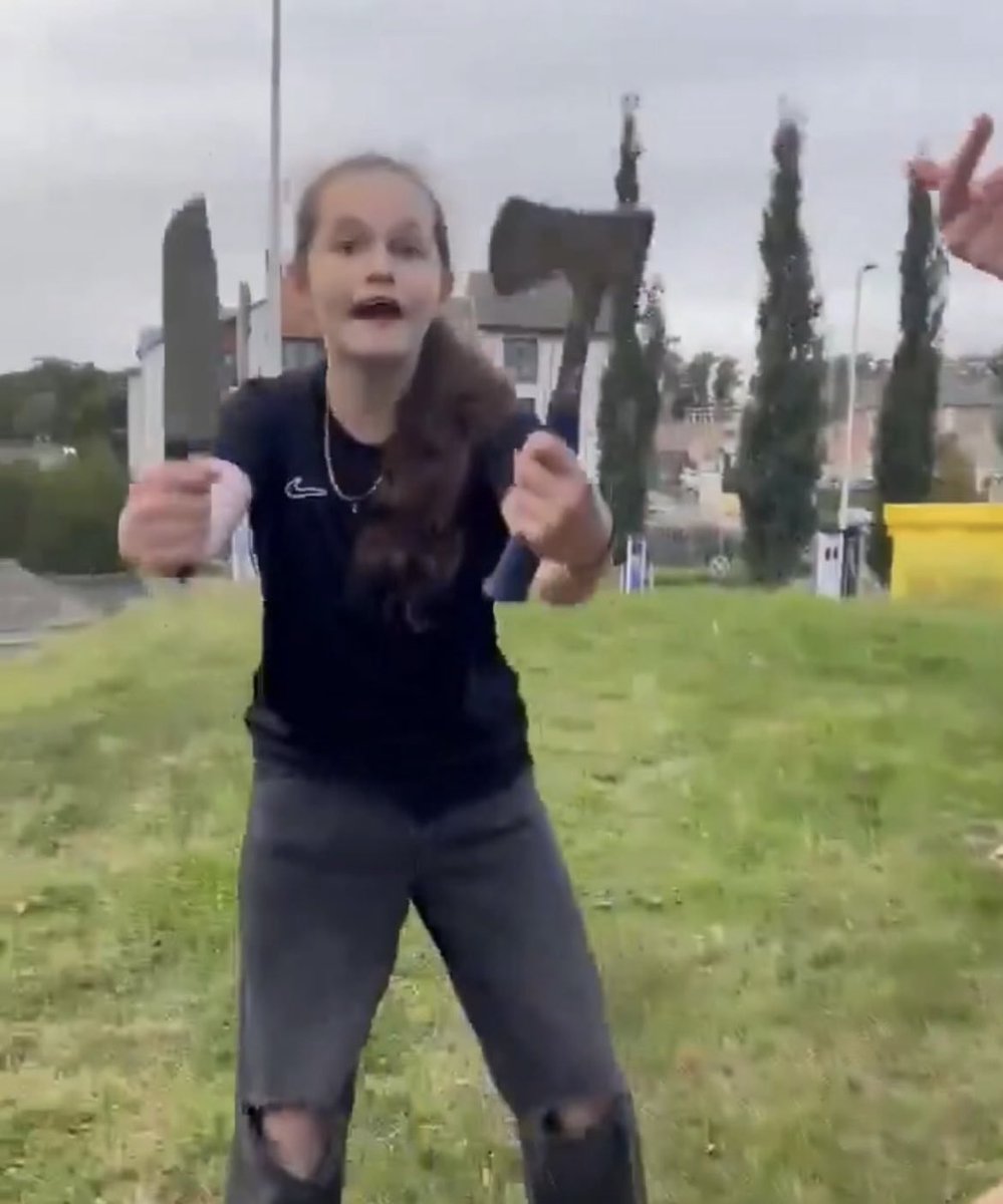 Valentina Gomez (@valentinaforusa) on Twitter photo <a href="/Keir_Starmer/">Keir Starmer</a> Children just need to be able to go to school & be a kid without having a bunch of rapists muslims around.
It’s sad to see a little girl carry knives just so she won’t be raped. <a href="/Keir_Starmer/">Keir Starmer</a> Children just need to be able to go to school & be a kid without having a bunch of rapists muslims around.
It’s sad to see a little girl carry knives just so she won’t be raped.