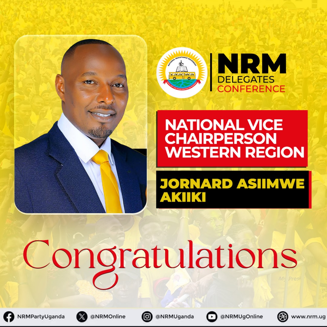 Derickcollins (@derickcollins3) on Twitter photo We delivered the victory ✌, congratulations👏👏 <a href="/EngJonard/">Hon. Eng Asiimwe Jonard.</a> upon being voted national vice chair western region. <a href="/NRMOnline/">NRM Party</a> <a href="/KagutaMuseveni/">Yoweri K Museveni</a> <a href="/JanetMuseveni/">Janet K Museveni</a> We delivered the victory ✌, congratulations👏👏 <a href="/EngJonard/">Hon. Eng Asiimwe Jonard.</a> upon being voted national vice chair western region. <a href="/NRMOnline/">NRM Party</a> <a href="/KagutaMuseveni/">Yoweri K Museveni</a> <a href="/JanetMuseveni/">Janet K Museveni</a>
