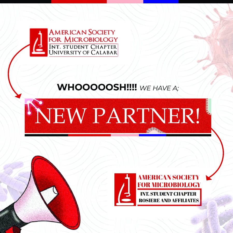 ASMUCC's tweet image. &quot;Exciting news! 🤝✨

We’re thrilled to share that the American Society for Microbiology Int. Student Chapter University of Calabar has officially teamed up with the American Society for Microbiology Int. Student Chapter Rosiere and Affiliates! 🇳🇬🤝🇨🇲 🌍💡